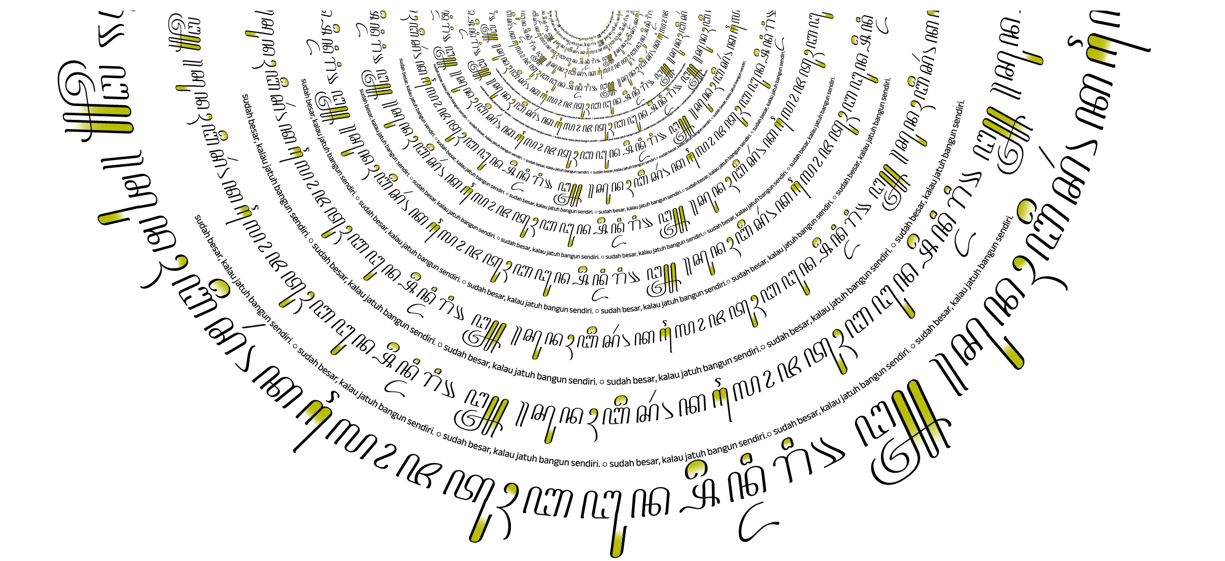 Aksarakatnya featured type illustration